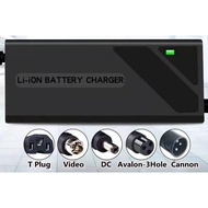 24v 36v 48v 60v 72v 2A Lithium Battery Scooter Charger Ebike Electrc Bicycle Ready Stock