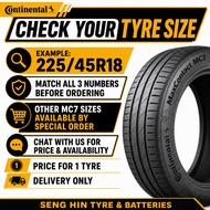 Continental MaxContact MC7 Performance Car Tyre 17 18 Inch Tayar Kereta | Delivery Only