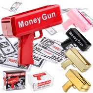 Money Gun Shooter, Make it Rain Money Toy Gun, Prop Money Gun, Spary Cash Gun for Movies Party Game 