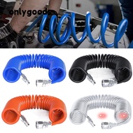 ONLYGOODS PU Air Compressor Hose, Flexible PU Air Compressor Hose Tube, Scalable Spring Tool With Co