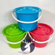 CHAMBER POT ARINOLA KIDS POTTY TRAINING / WATER BUCKET WITH COVER / TIMBA (5Liters & 6.5Liters)