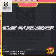 CUTTING stiker bus pariwisata stiker bis pariwisata bus pariwisata Bisa cod