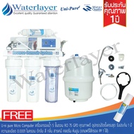 Uni Pure RO Micro Computer 5 ขั้นตอนคุณภาพดี 50 GPD ความระเอียด 0.0001 ไมครอน  พร้อมอุปกรณ์ติดตั้งคร