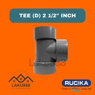 Tee 2 1/2" inch PVC Rucika D