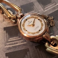 1960's Citizen 星辰 17石 手動上鍊 14K金 金色女用古董機械錶