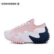 ของแท้ 100% CONVERSE องเท้าผ้าใบ Sneaker คอนเวิร์ส Run Star Hike Seasonal Color Hi PINK Unisex (A030