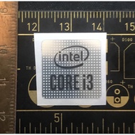 Original intel Core i3 10th gen 2020 logo Sticker
