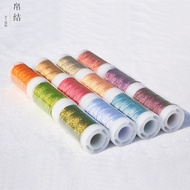 Super Chromatic Gold And Silver Thread Handmade 3-Ply 6-Ply 9-Ply 12-Ply Yarn for DIY Sewing And Cra