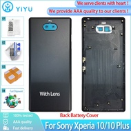≮ Small M trend phone case ≯เคสสำหรับ Sony Xperia 10 Plus,ด้านหลังฝาหลังปิดโทรศัพท์ Xperia 10ที่อยู่อาศัยเดิมพร้อมการเปลี่ยนสติกเกอร์เลนส์