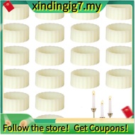 【】Silicone Candle Clips Candle Holders for Taper Candles and Candle Cups Rubber Washers for Taper Bo