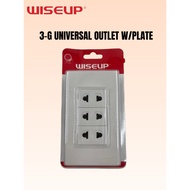 WiseUp All-in-One Outlet Pack–1-Gang, 2-Gang, 3-Gang Universal with Plate and Grounded Duplex Outlet