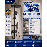 JOJOMU Hot and Cold Shower Set, 304 Stainless Steel Square Rain Shower, Strong Pressure Luxury Showe