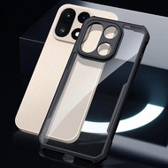 Phone Case For OnePlus 15 15T 15R 13 13T 13R 12 11 Transparent Acrylic Back Cover for OnePlus 15 TPU