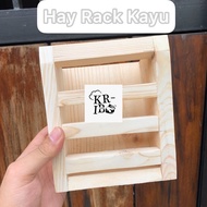KAYU Wooden hay Rack - Hayrack hay Rack for hay grass