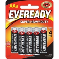 EVEREADY Super Heavy Duty AA/AAA battery 8pec  ( 8 Pcs )