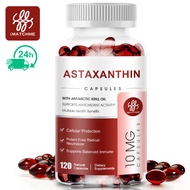 Astaxanthin 10mg Chất chống oxy hóa cho làn da đôi mắt khỏe mạnh vết thâm (Bảo vệ tế bào)