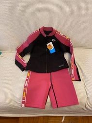 防曬泳衣UV protection Arena Kids (Black &amp; Pink) wetsuit 6-9yrs