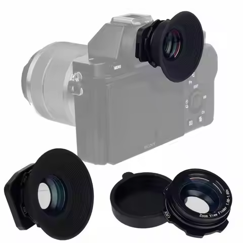 1.08x-1.60x Zoom Viewfinder Eyepiece Magnifier for Canon Nikon Sony Fuji Pentax Olympus Samsung Came