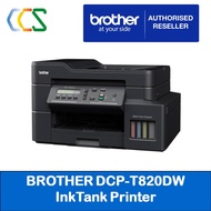 [Free $50 NTUC Voucher] Brother DCP-T820DW Refill Tank System 4-In-1 Printer  A4 Inktank Multi-Function Centre DPCT820DW T820 820DW 820 T820dw Business savings with duplex, high-speed multifunction printer Print Scan Copy