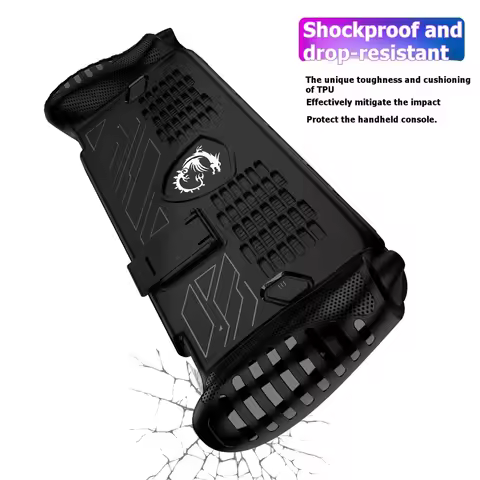 Foremost For MSI Claw 8 EX AI+ TPU Soft Protective Case Anti-Scratch Shockproof Cover with Kickstand