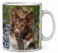 Red Border Collie Dog Coffee/Tea Mug Christmas Stocking Filler Gift Idea