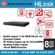 HiLook DVR-216U-M2 16-ch 5MP 1U H.265 DVR