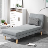 Wholesale Fabrics Sofa Bed Single Dual-Use Chaise Longue Multi-Functional Beauty Bed Foldable Sofa Living Room Rental
