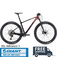 GIANT BICYCLE - XTC ADVANCED 29 1 - FREE SHIPPING - CARBON FRAME - MTB 29 - SHIMANO XT 1X12 SPEED