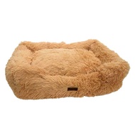 TRUSTIE Luxury Pet Bed (Light Brown) (Medium) (75x58x19cm)