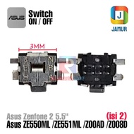 SWITCH ASUS ZENFONE 2 5.5 SWITCH ON OFF ASUS ZE550ML ZE551ML Z00AD