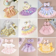 30cm Lena Bear Doll Baby Clothes-50cm Star Dew Dress for Lolita Dress-40cm Lingna Belle Doll Skirt-D