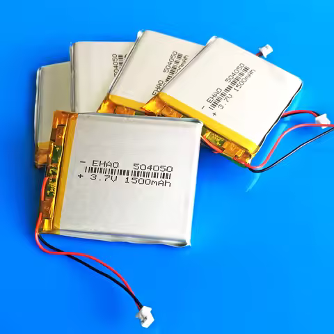 5 pcs 3.7V 1500mAh Lipo Rechargeable Battery 504050 + JST 1.25mm 2pin Plug For MP3 GPS DVD Bluetooth