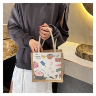 Japanese Style Simple Small Fresh Lunch Box Tote Bag