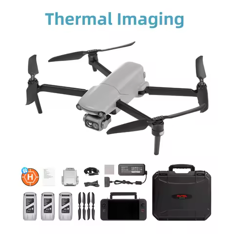 Autel Lite 640T Drone 640*512 Thermal Camera 1/2'' CMOS 48MP 16x Digital Zoom AI Target Recognition 