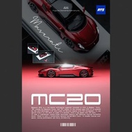 [訂購] 1∶64 車模 🔴RED MASERATI MC 20 合金汽車模型