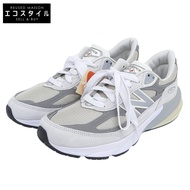 New Balance 990V6 低筒運動鞋，男款，灰色，尺寸 26.5cm，美國製造，U990NC6，尺寸 8.5（美國）[二手]