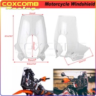 Motorcycle Windscreen Front Headlight Fairing Dirt Bike Enduro Rally Windshield Protector Guard For 