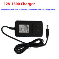 Saikeda Childrens Electric Toy Tractor Motorcycle Battery Charger 12V4.57A Universal Voltage Childre