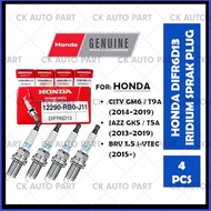 X4 PC HONDA NGK IRIDIUM SPARK PLUG 12290-RB0-J11(DIFR6D13) FOR HONDA CITY GM6 T9A,CRZ,JAZZ,T5A 12290