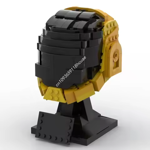 826pcs MOC Daft Punk Helmet Collection Model Building Blocks Architecture Assemble Festival Gifts DI
