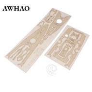 [AWHAO] 1/350 Wooden Bismarck Battleship Warship Deck Unassembled DIY Upgrade Parts