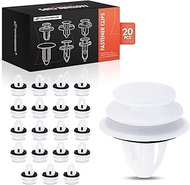 A-Premium 20PCS Nylon Retainer Clip Fasteners Compatible with BMW 328i, 330i, 335i, 340i, X5, 528i, 
