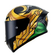 KYT TT-COURSE (TTC)/TTC Safety Helmet Marvel Co-Branded Loki Full-Face Headset Cao Metal Buckle < Be