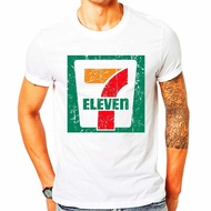S-5XL เสื้อยืดโอเวอร์ไซส์เสื้อยืด ผ้าฝ้าย พิมพ์ลาย 7 Eleven Seven 11 สไตล์วินเทจ สําหรับผู้ชาย