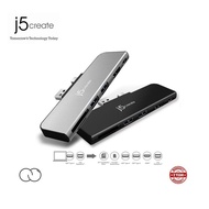 J5 Create 6-IN-1 ULTRADRIVE MINI DOCK for Surface Pro 4 / 5 / 6 / HDMI 4K / USB 3.0 / Card Reader / 