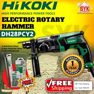 (FREE SHIPPING) SYK HIKOKI HITACHI DH28PCY2 28mm Electric Rotary Hammer Mesin Elekrit Tumbuk Dinding