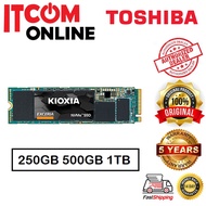 TOSHIBA KIOXIA NVME GEN3 EXCERIA 250GB 500GB 1TB M.2 INTERNAL SSD (LRC10Z250GG8/LRC10Z500GG8/LRC10Z0
