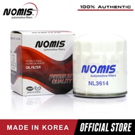 Nomis Oil Filter NL-3614 for Toyota Hiace Super Grandia 1KD-FTV, Innova 1GD-FTV, Fortuner 2KD-FTV, 1