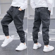 IENENS Kids Boys Slim Jeans Spring Autumn Casual Denim Pants 4-11 Years Children Trousers Clothes