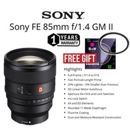 SONY FE 85MM F/1.4 GM II LENS FULL FRAME SONY E MOUNT FAST POTRAIT PRIME LENS SONY 85MM F/1.4 GM LEN